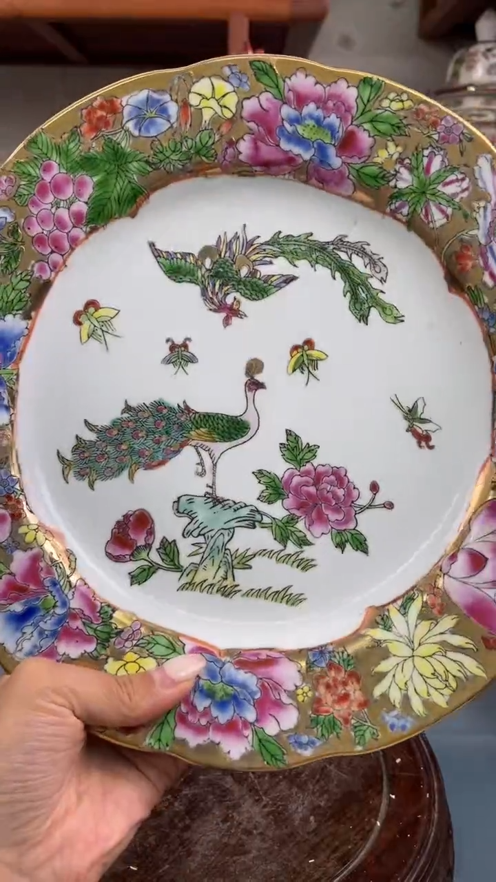 瓷片微瑕慎拍景德镇窑老厂瓷器单件