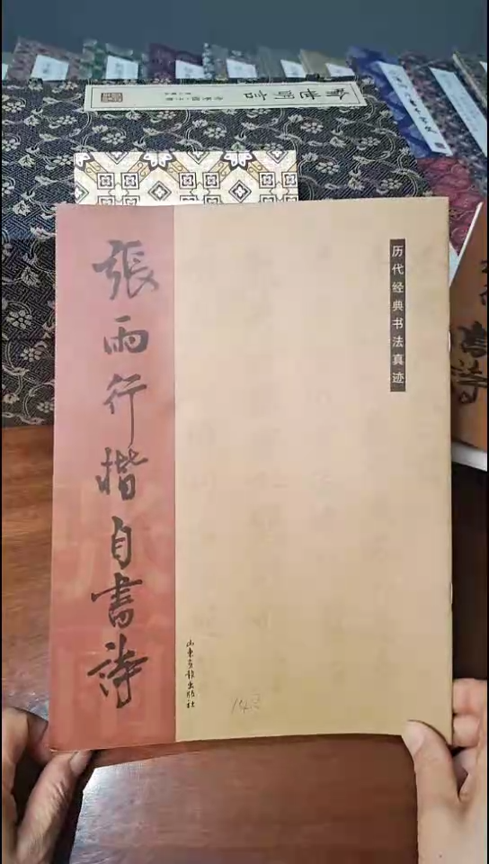 张雨行楷自书诗经典