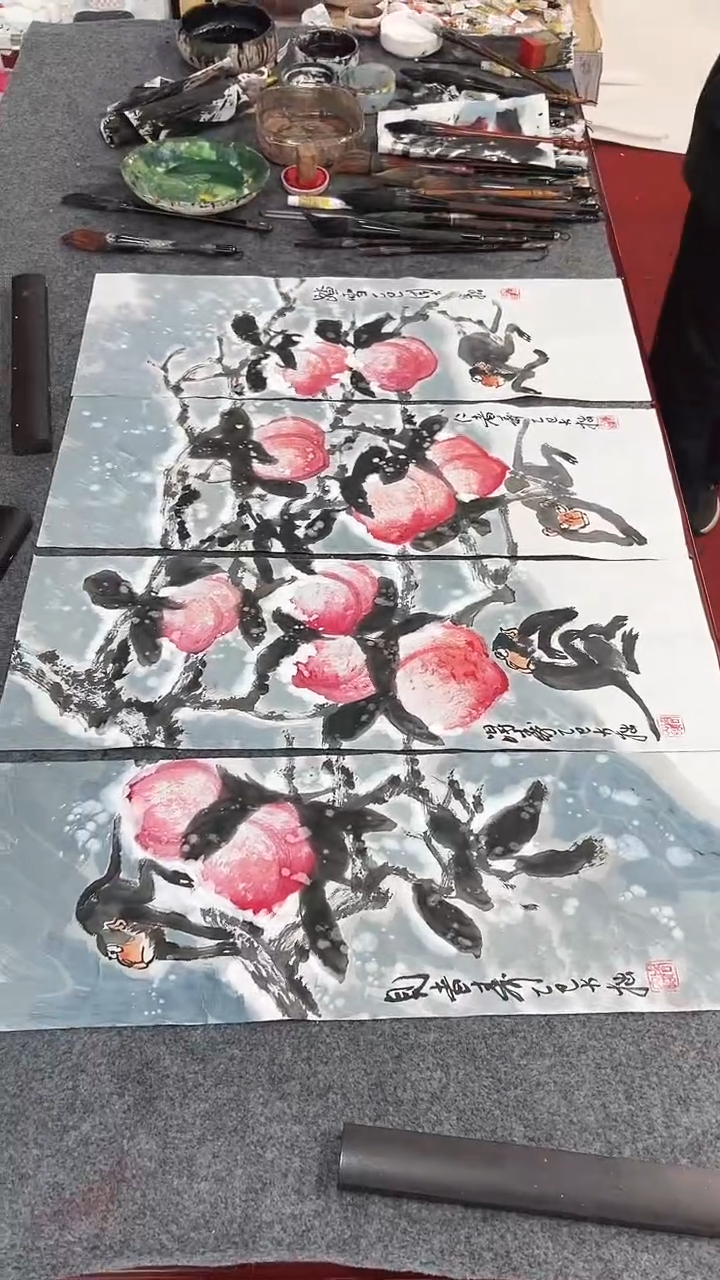 国画周大拙/国画/花鸟