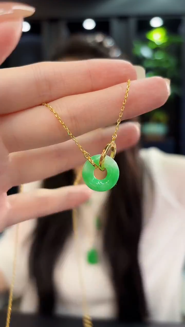 颈饰未镶嵌翡翠缅料A货/多样性发货/一件