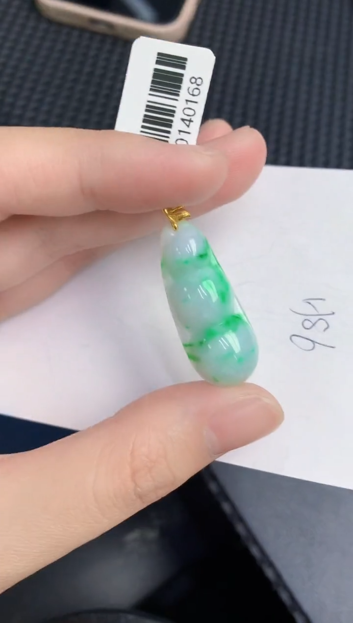 【闪购商品】翡翠颈饰18K金镶嵌000000000