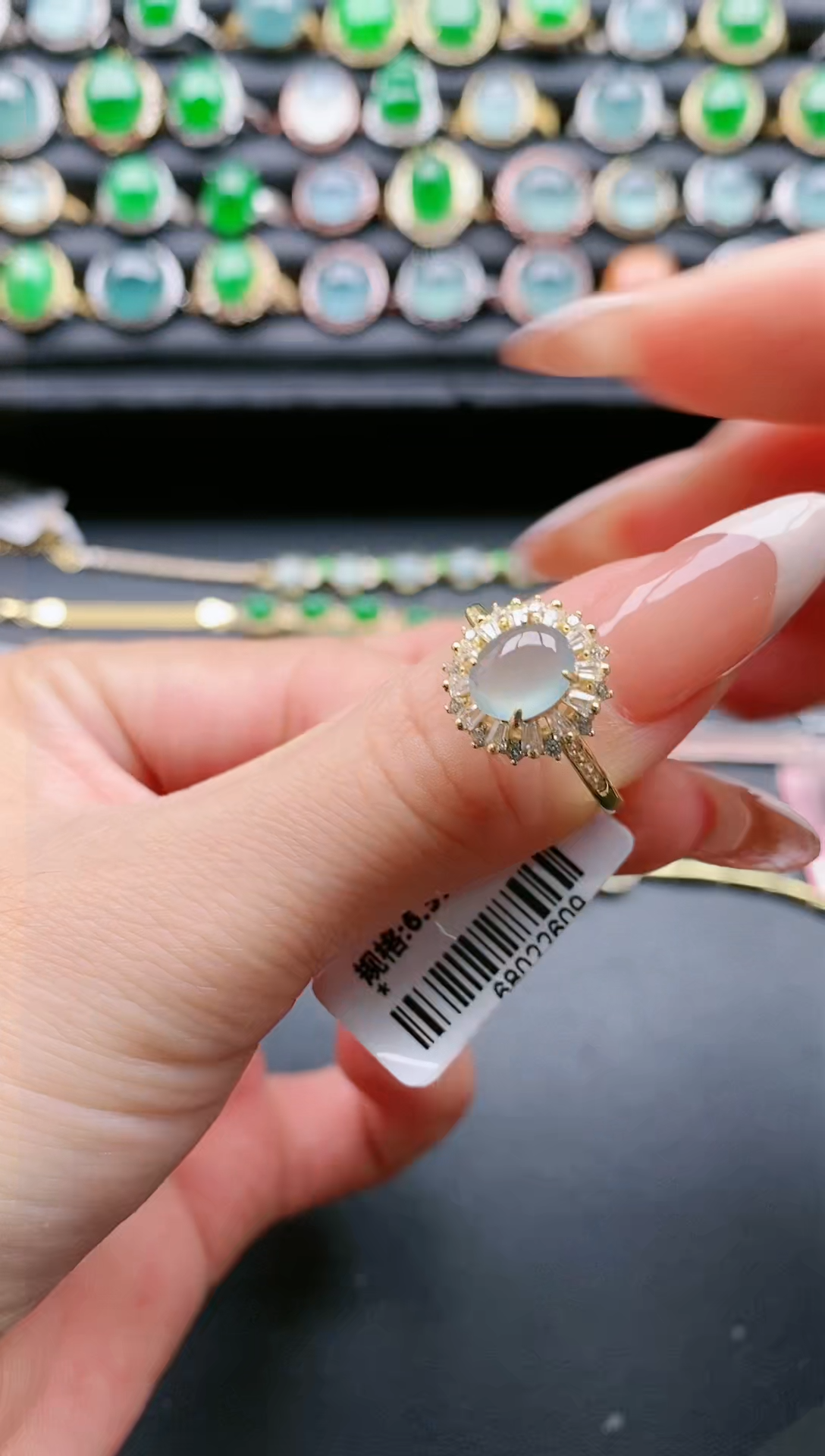 【闪购商品】翡翠戒指银S925镶嵌11111111111