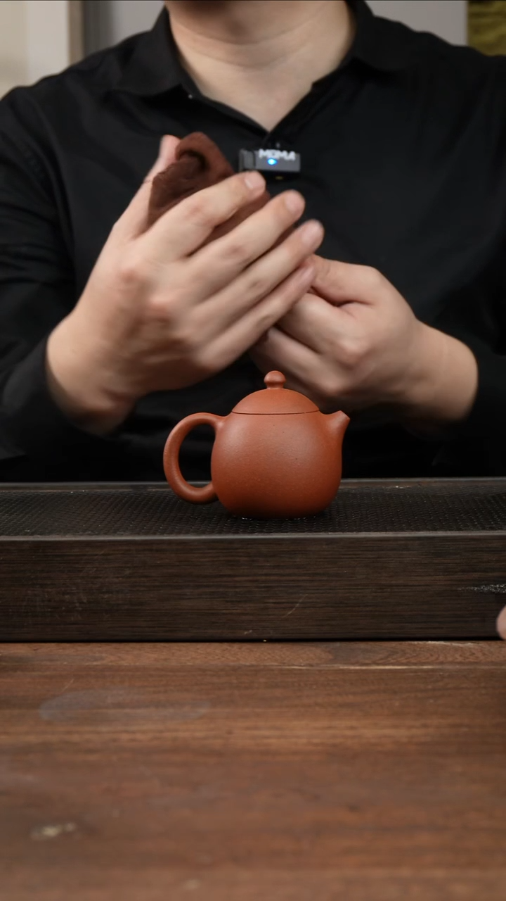 茶杯紫砂红清水小龙蛋     100CC   