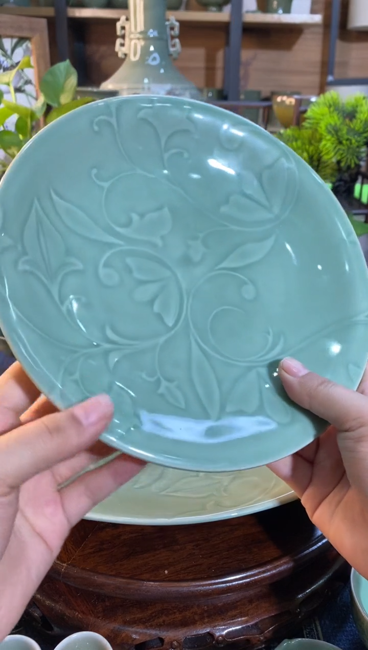 【闪购商品】8英寸玉兰圆盘微瑕b000005】1个