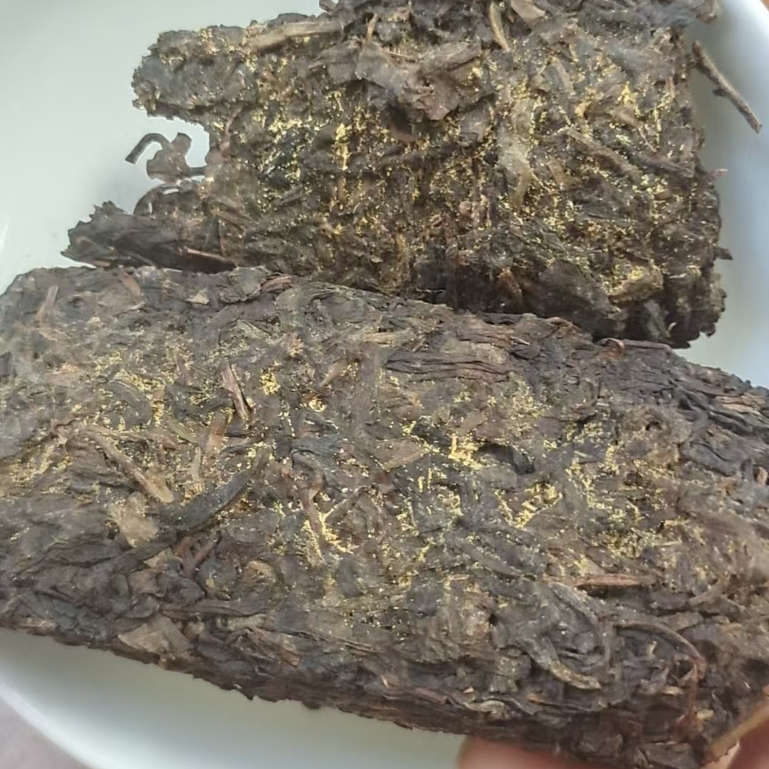 一盏雲——六步溪紫芽茯砖200克安化黑茶