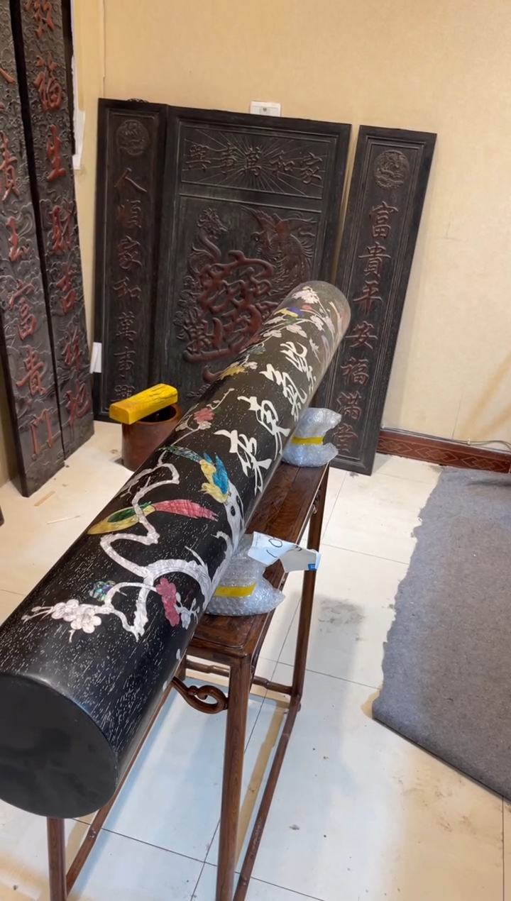 木鑫*赵珍藏老货...紫檀....横财摆件