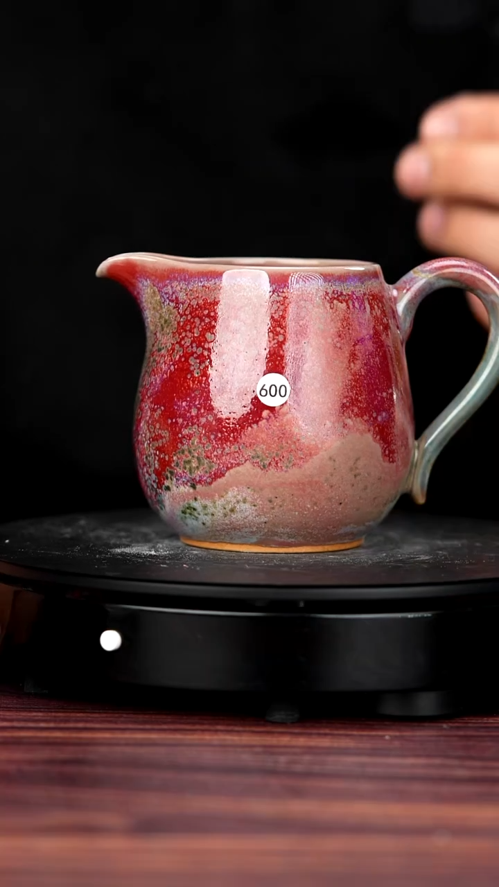 壶瓷600#李朝斐一级品原矿钧瓷公道杯