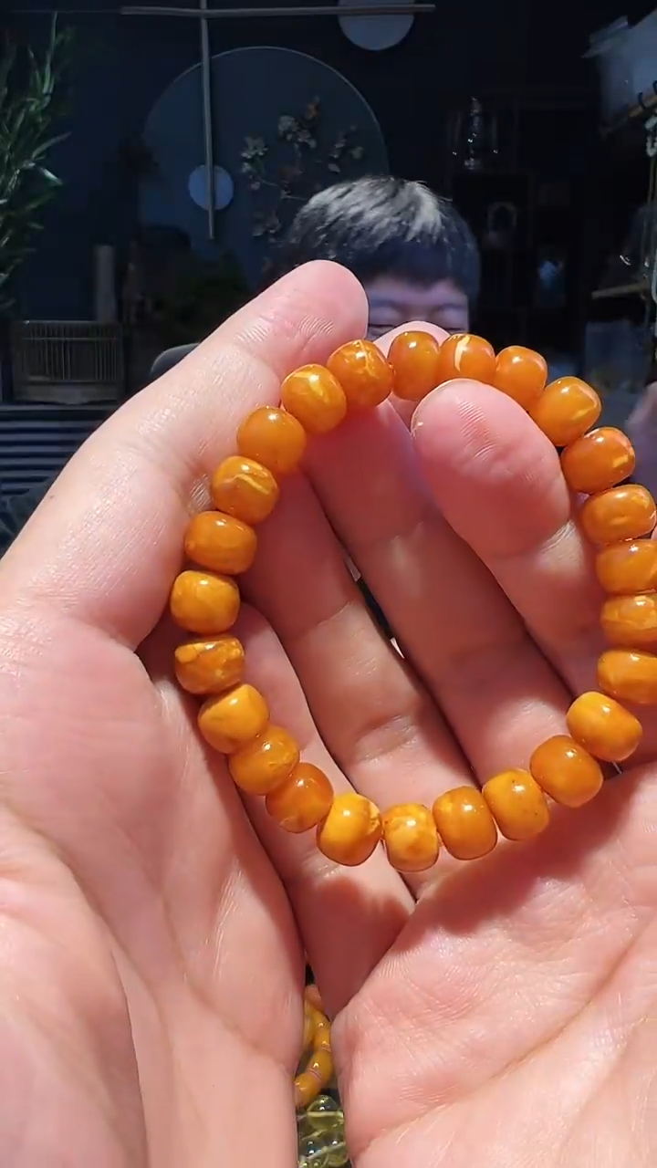 【闪购商品】蜜蜡手链未镶嵌9+单圈