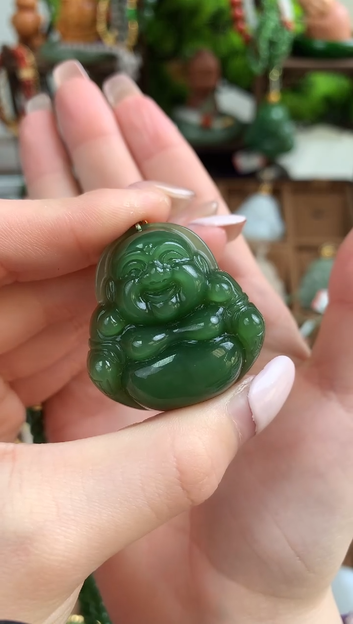 【闪购商品】和田玉颈饰未镶嵌吊坠35mm