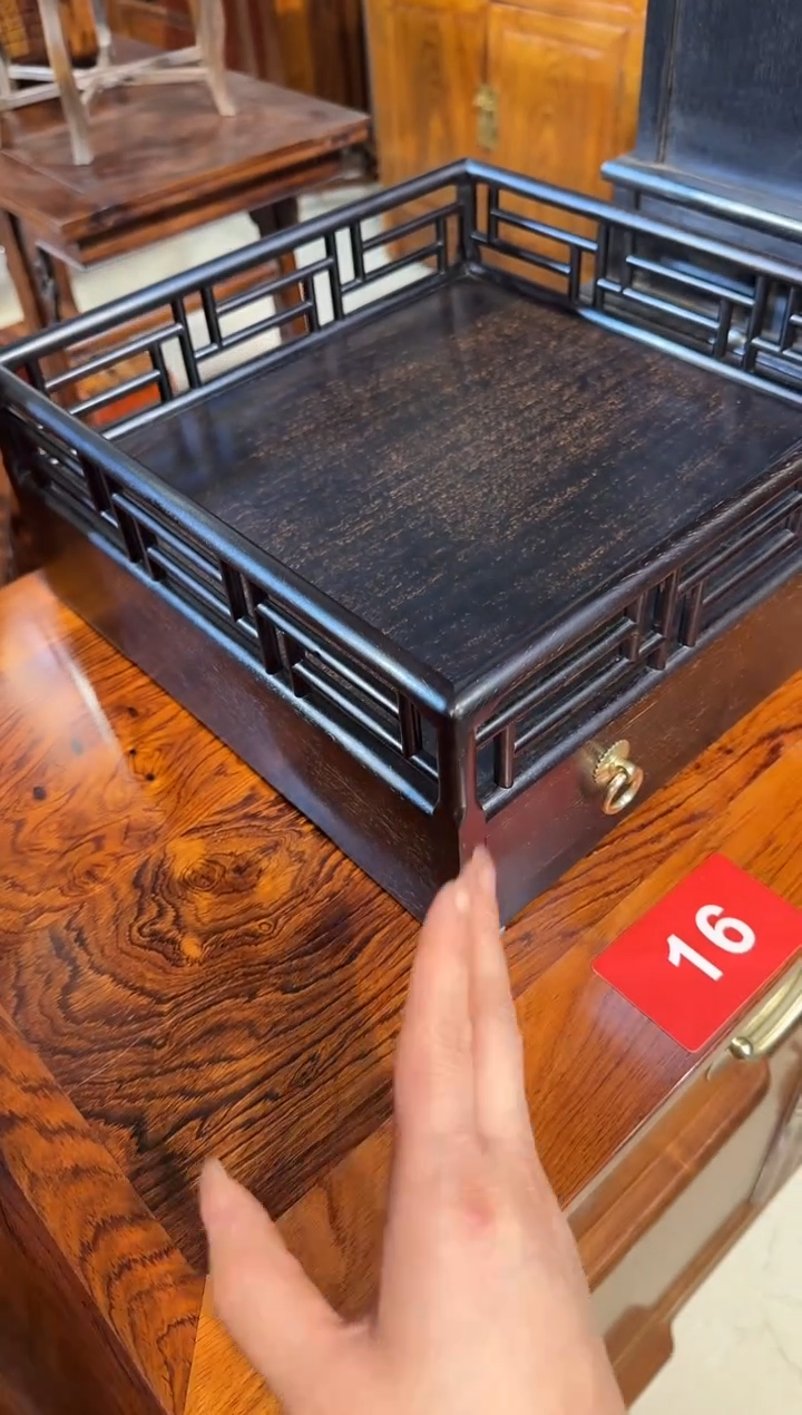 【闪购商品】木木艺紫檀置物盘1280.88888