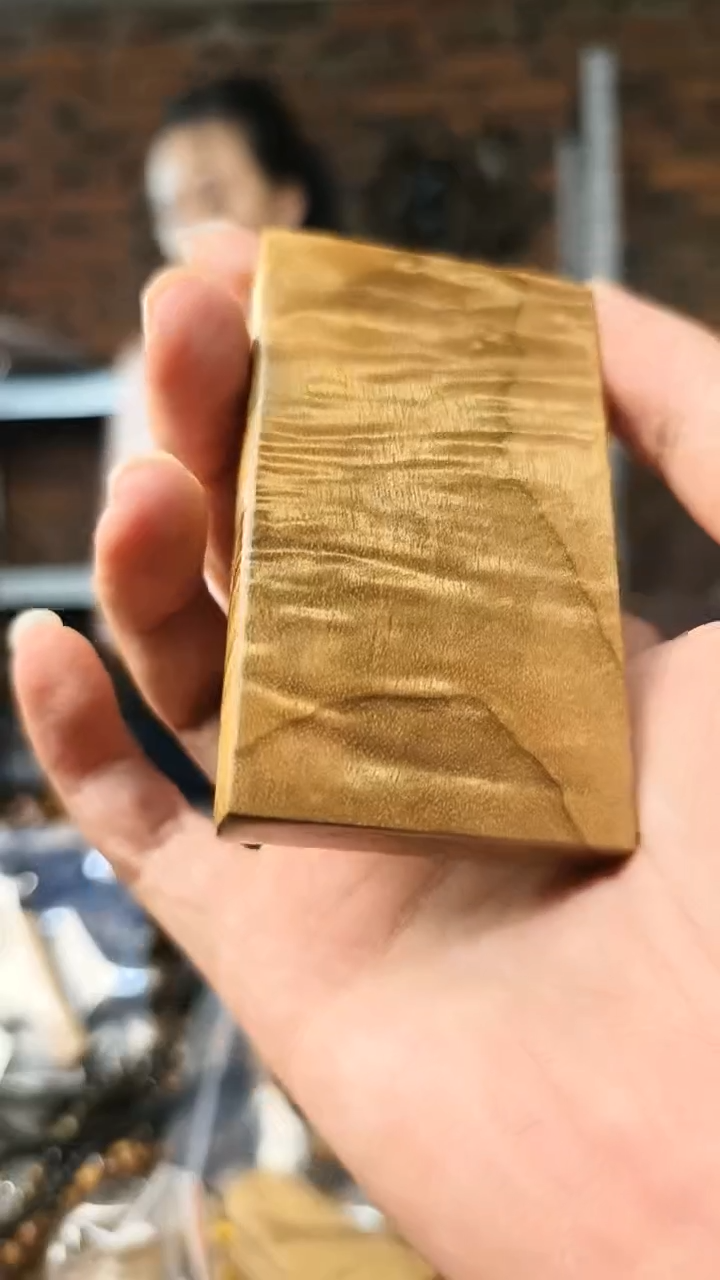 【闪购商品】楠木（金丝楠）把件无事牌