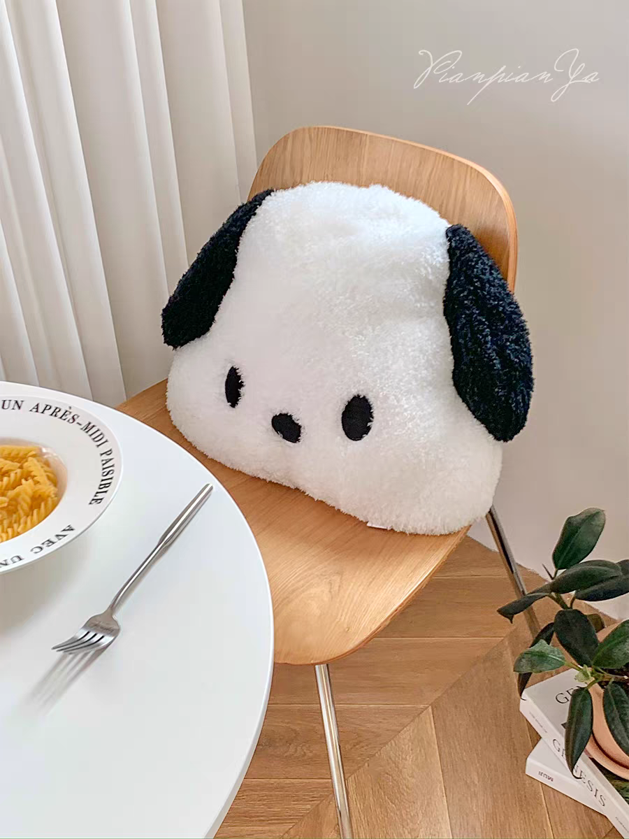 可爱日系小狗大头抱枕靠枕床头汽车沙发座椅腰背靠枕玩偶