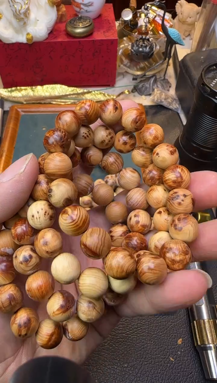 【闪购商品】柏木（崖柏）手串/手链崖柏单圈12mm瘤疤