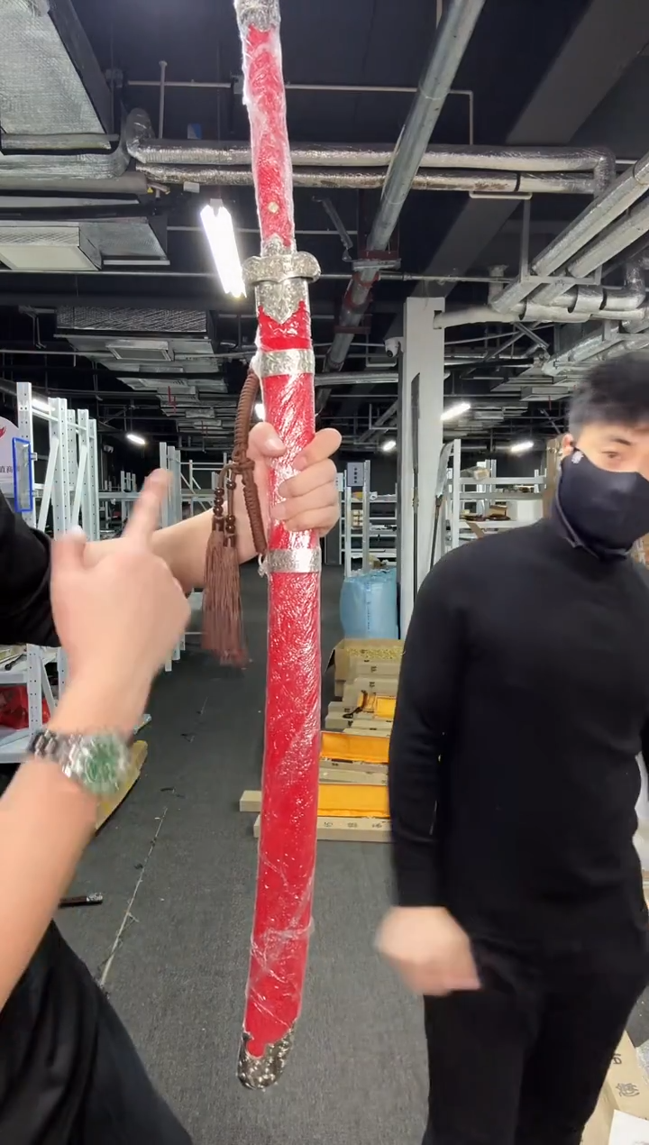 黑金古刀 红鱼皮       