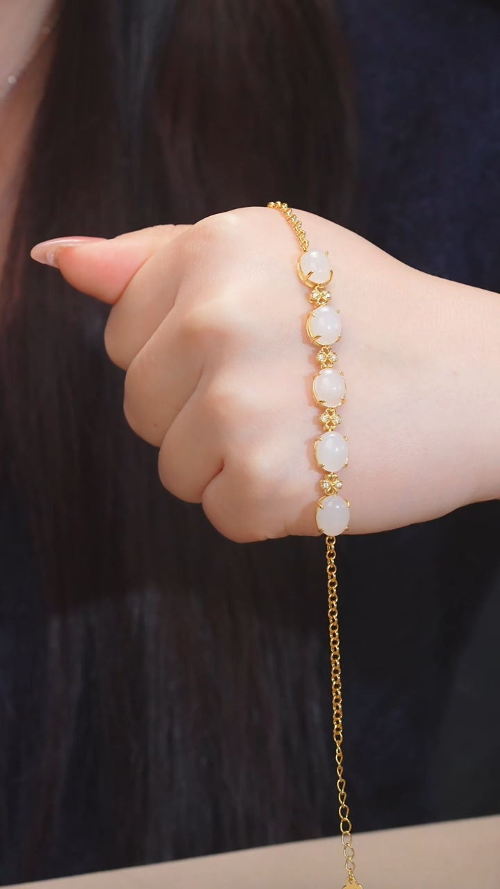 【闪购商品】和田玉手链未镶嵌@@N7296