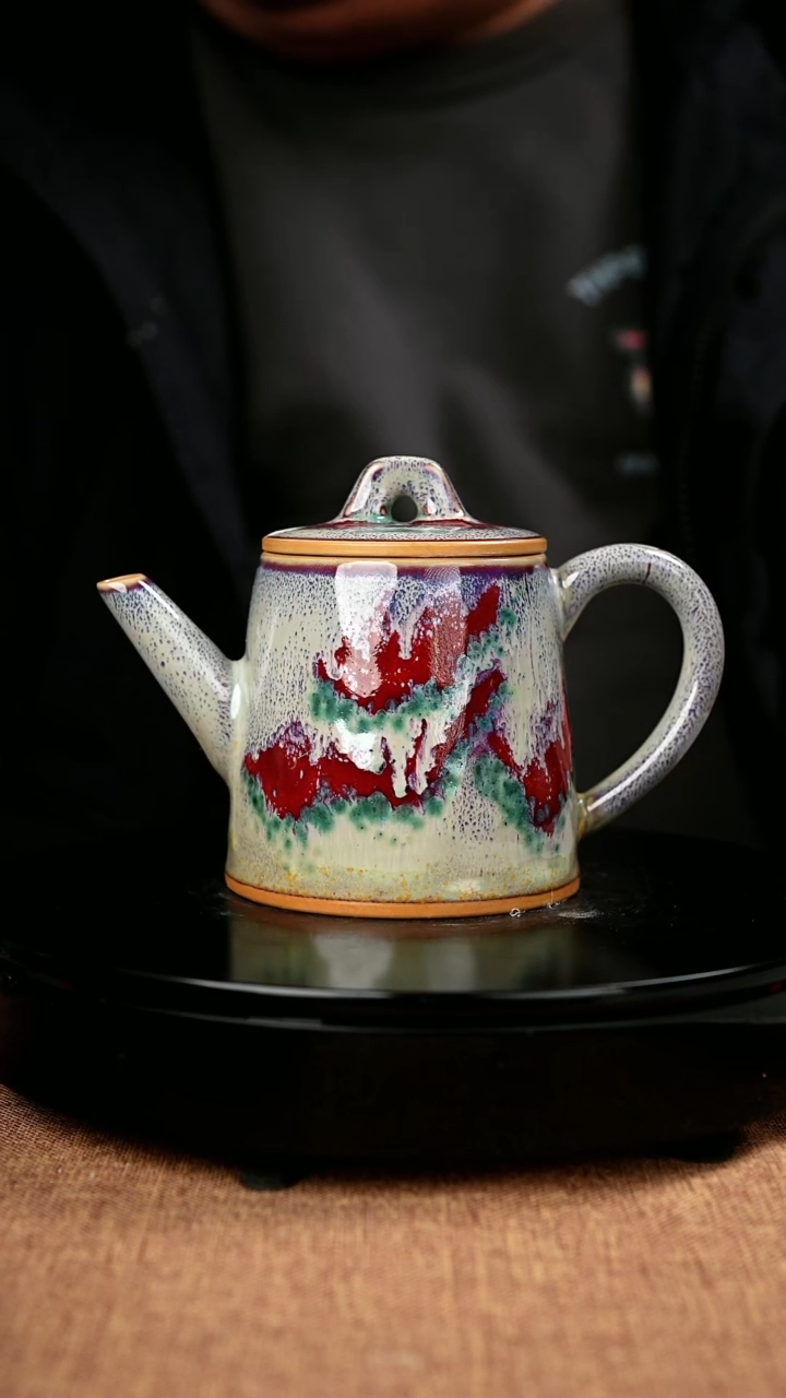 【闪购商品】961#国工一级品原矿钧瓷炉钧釉一统江山