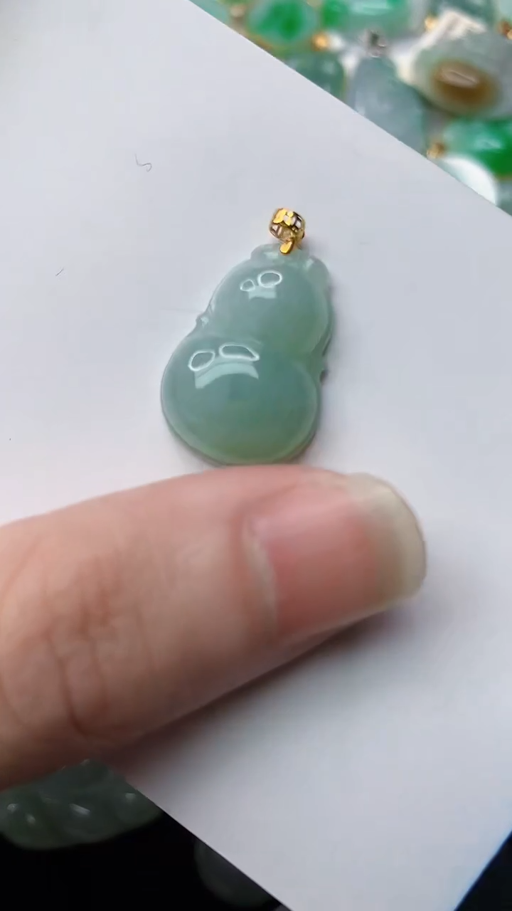【闪购商品】翡翠颈饰18K金镶嵌21...........