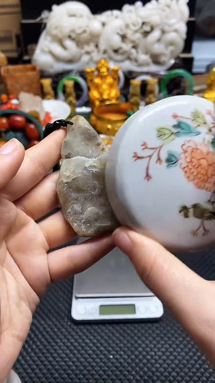 【闪购商品】瓷片瓷片瓷器 摆件1个