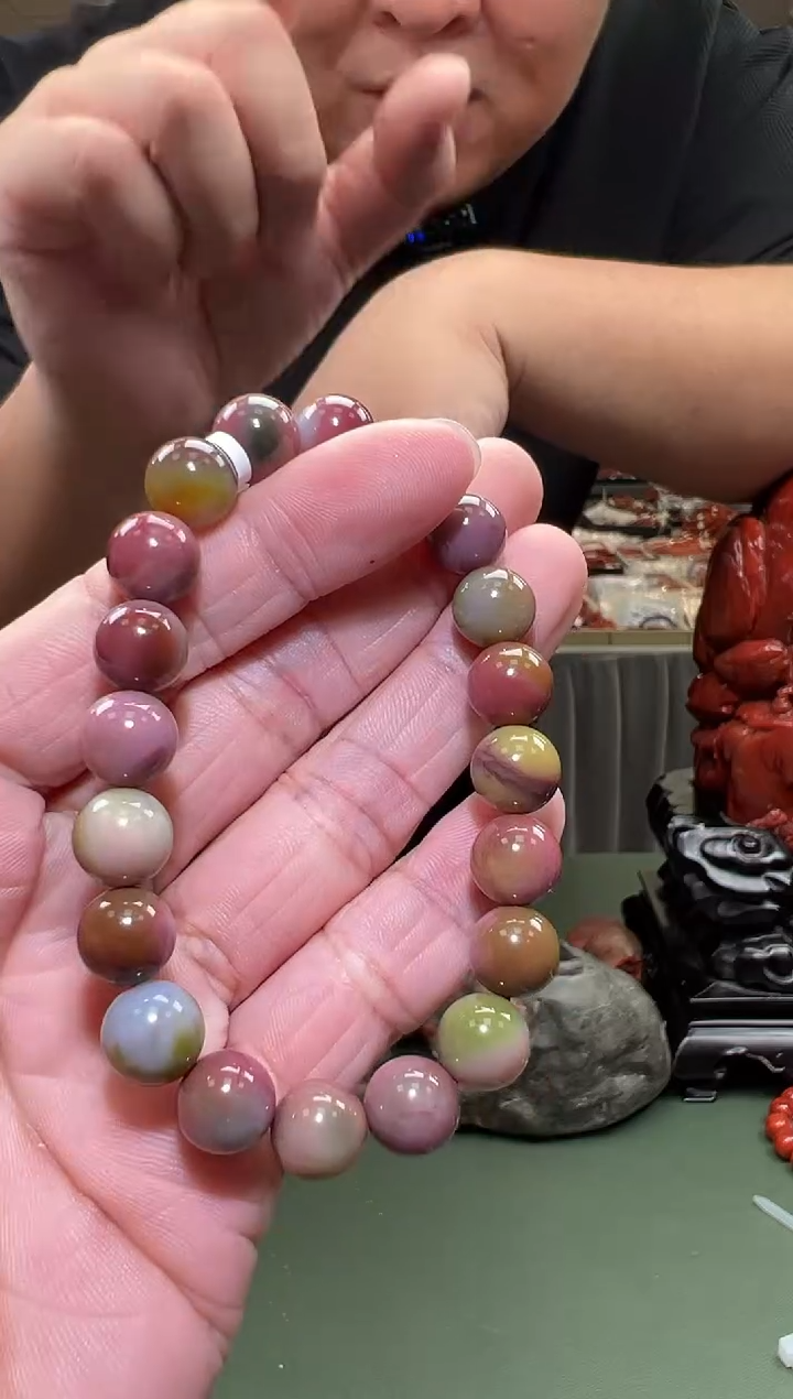 【闪购商品】玛瑙手链未镶嵌一条约10mm 多样性发货