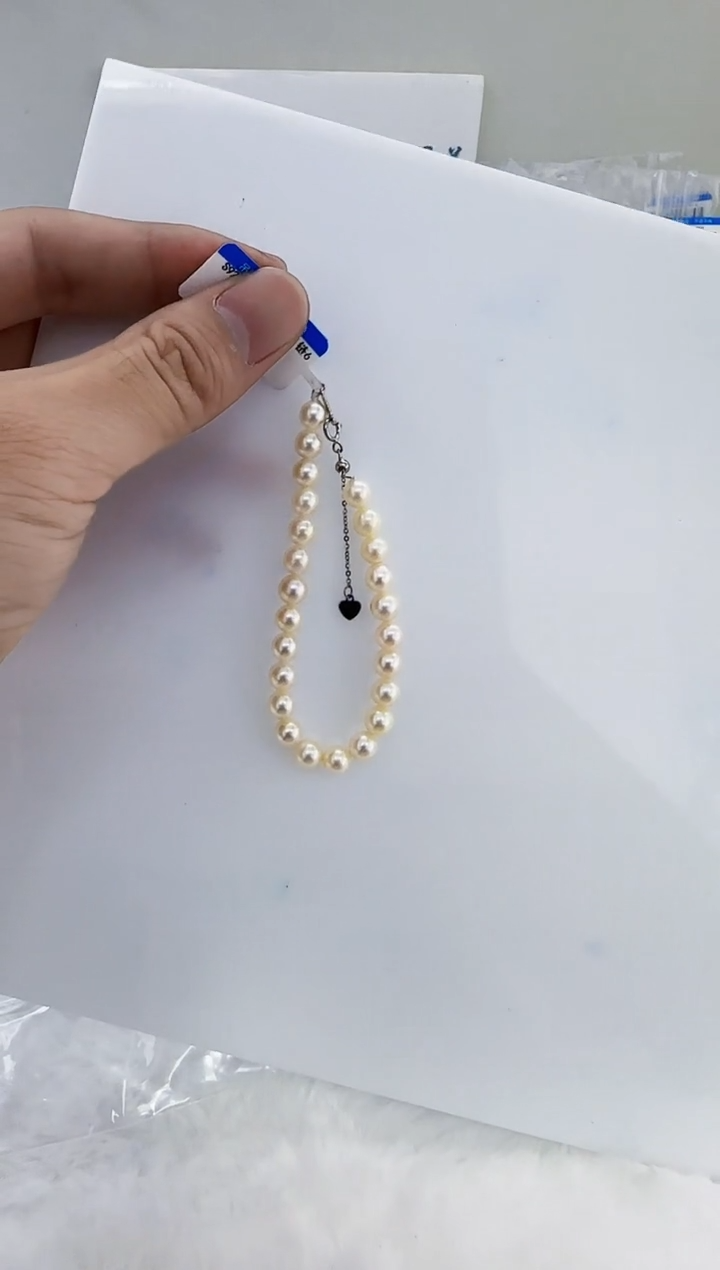 未镶嵌海水珍珠DA羽皇金手链 a480