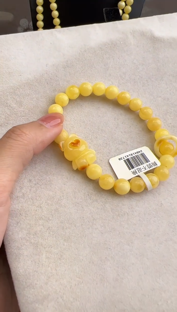 【闪购商品】琥珀裸石未镶嵌10210305-手串