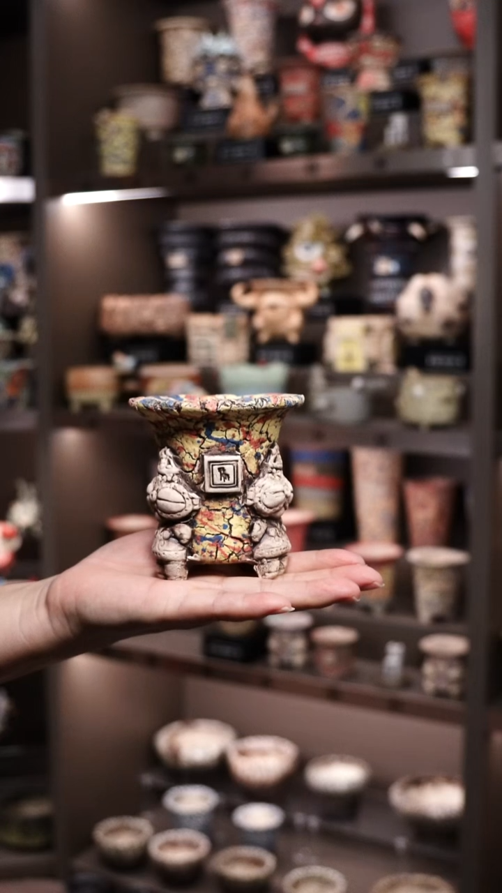 师**太泰国进口手工花盆个性创意花盆