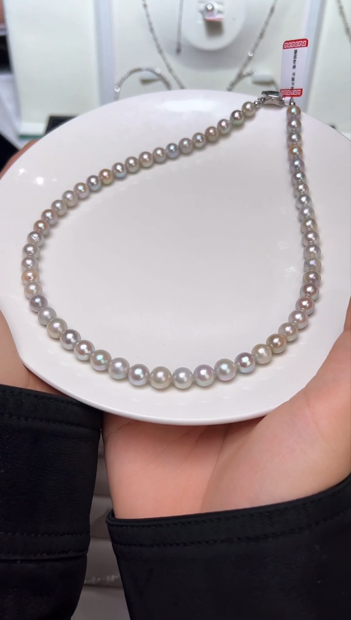 【闪购商品】海水珍珠颈饰银S925镶嵌687