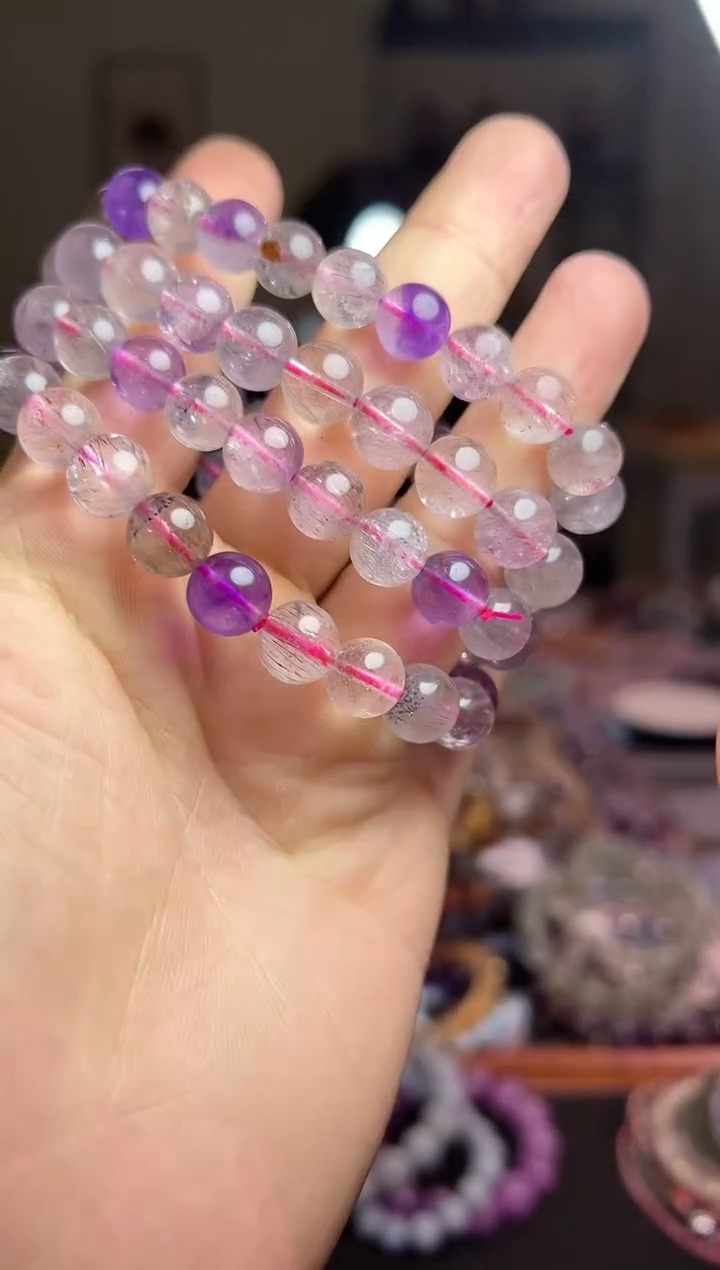 【闪购商品】水晶手链未镶嵌10mm±仙女超七（多样性发其一）