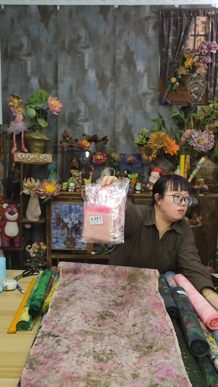 棉 棉全棉手织老土布植物染608