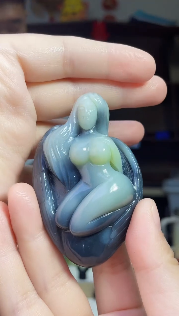 和田玉未镶嵌颈饰1