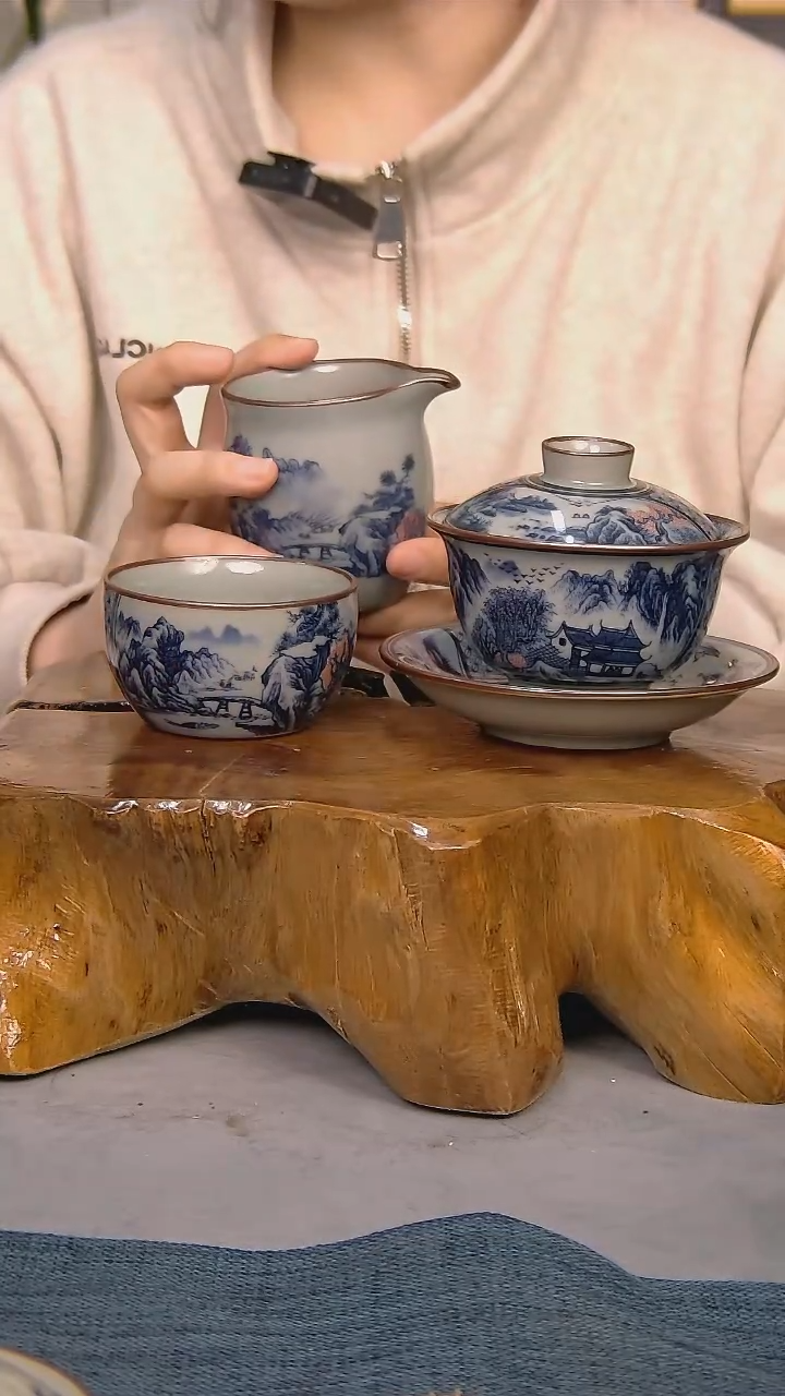 【闪购商品】简装家用款3件套 陶瓷家用茶具系列