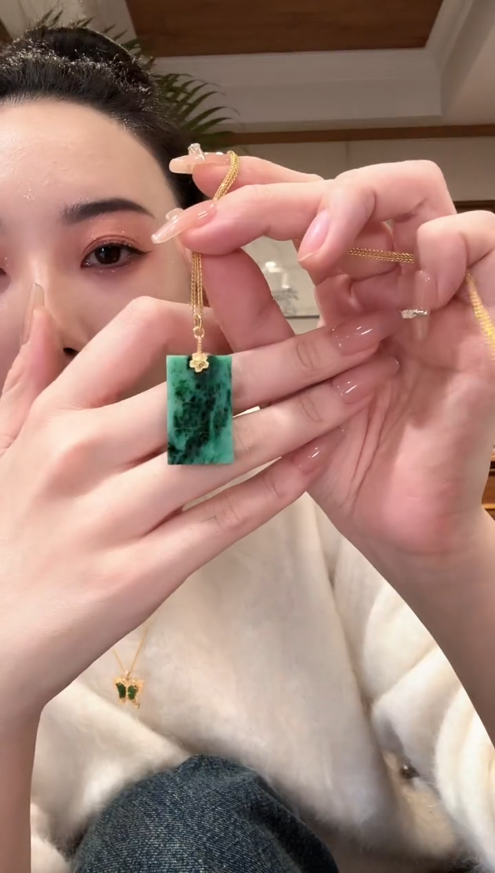 【闪购商品】翡翠颈饰未镶嵌国风