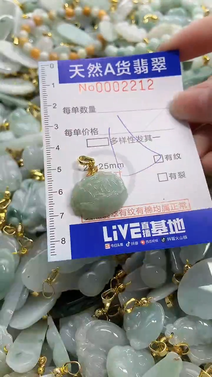 颈饰未镶嵌翡翠天然A货翡翠
