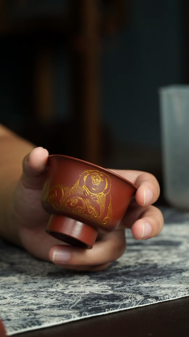 茶杯紫砂23号宜兴原矿紫砂作品