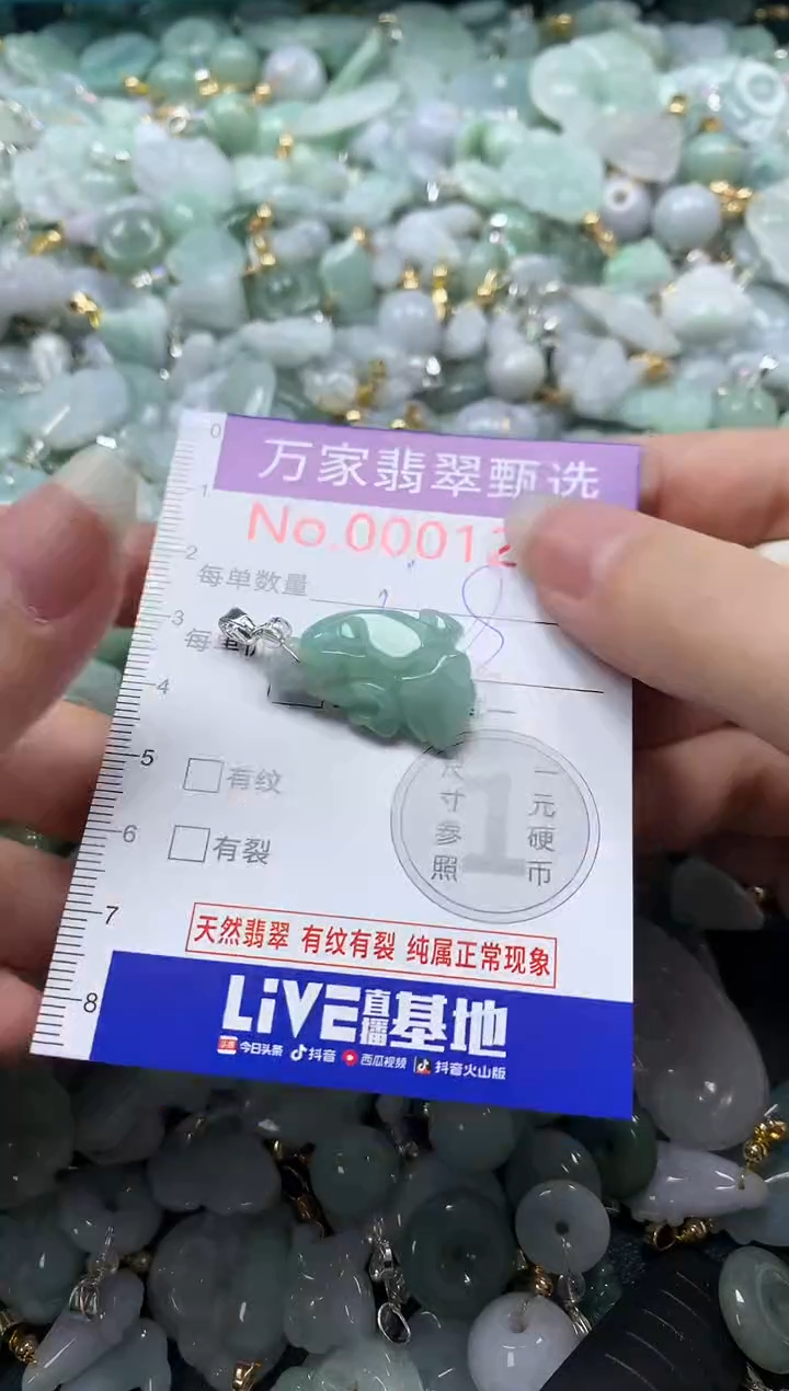 吊坠(不含链)未镶嵌翡翠1281