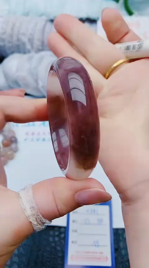 未镶嵌手镯石英质玉x281+53-54