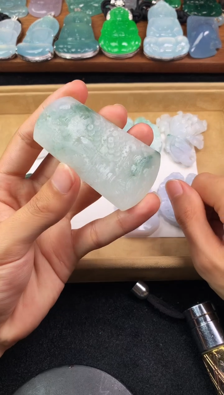 定制翡翠未镶嵌5004毛货不退不换