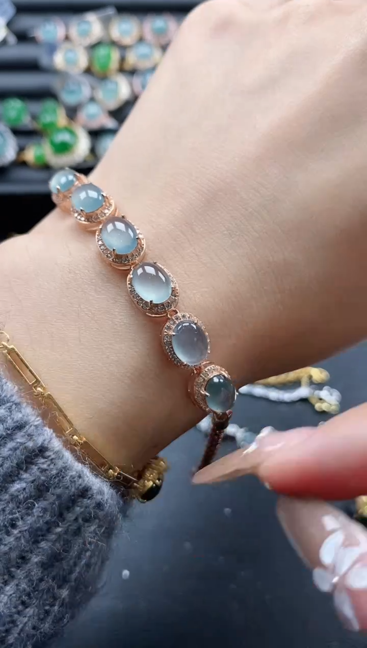 【闪购商品】翡翠戒指银S925镶嵌51511-15