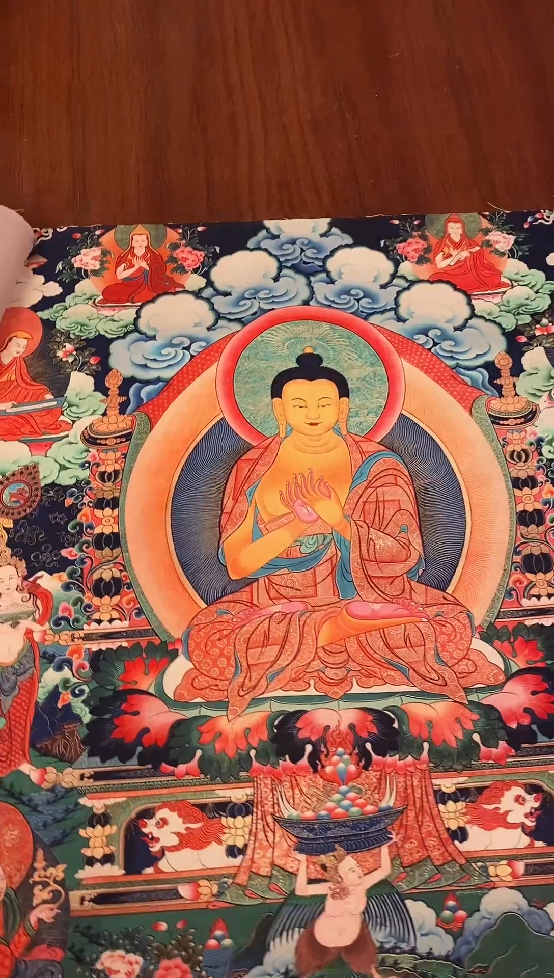 装裱画精美唐卡tk16047