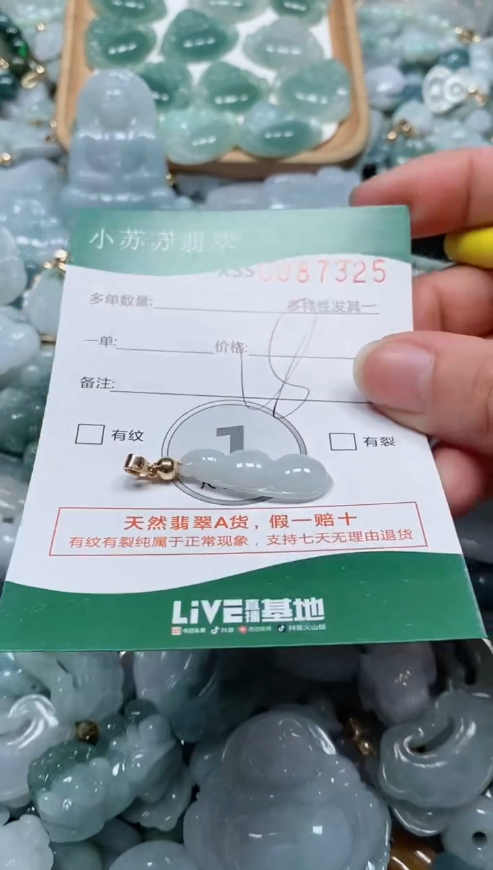 【闪购商品】翡翠颈饰未镶嵌闪购商品0087325