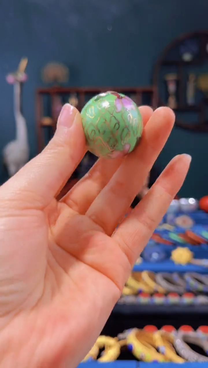 【闪购商品】非遗绝技 景泰蓝3.0项链 淡绿