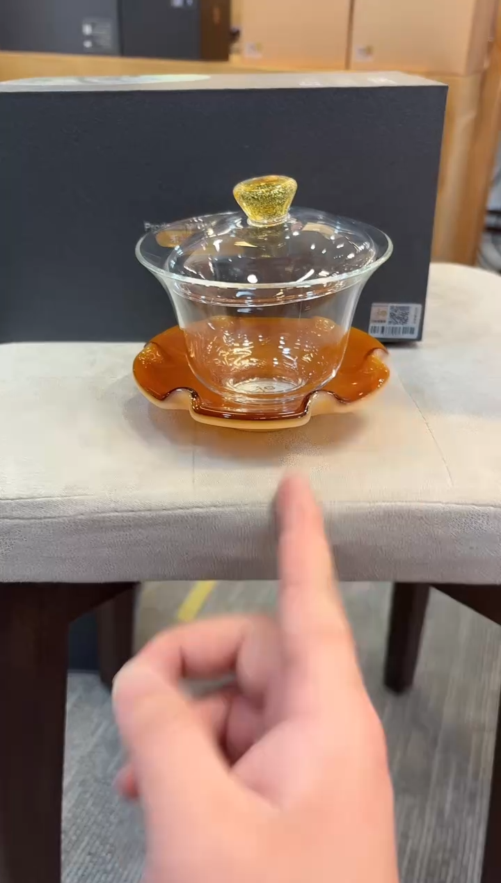 【闪购商品】禾器-禾玉盖碗-金玉