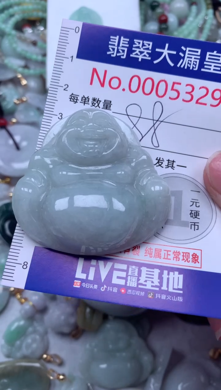 翡翠未镶嵌吊坠(不含链)5329