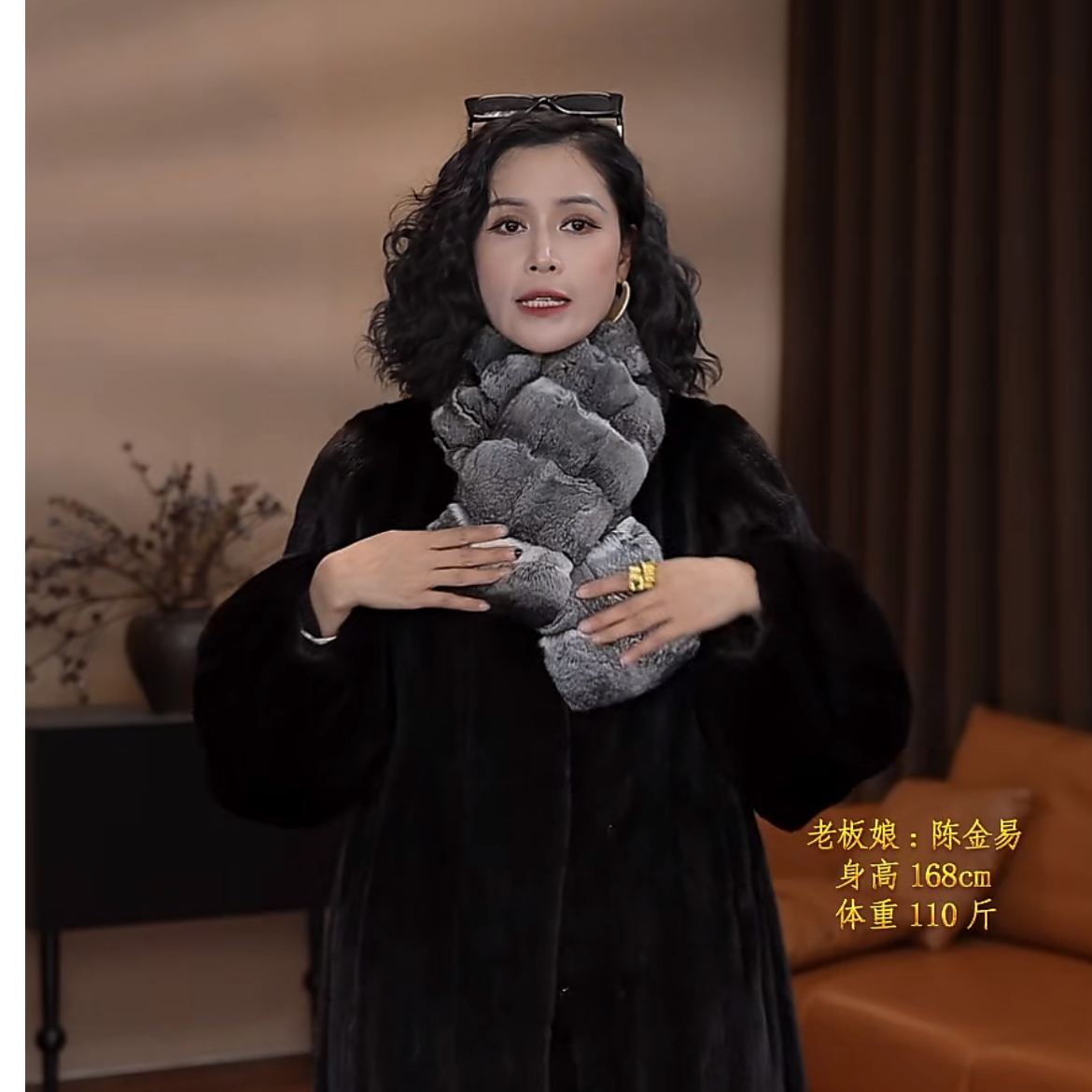 青紫蓝龙猫横排围巾