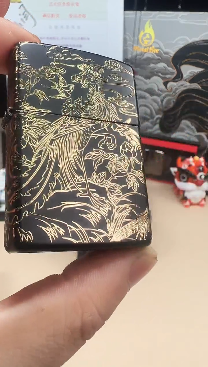 铜五面鎏金百鸟朝凤