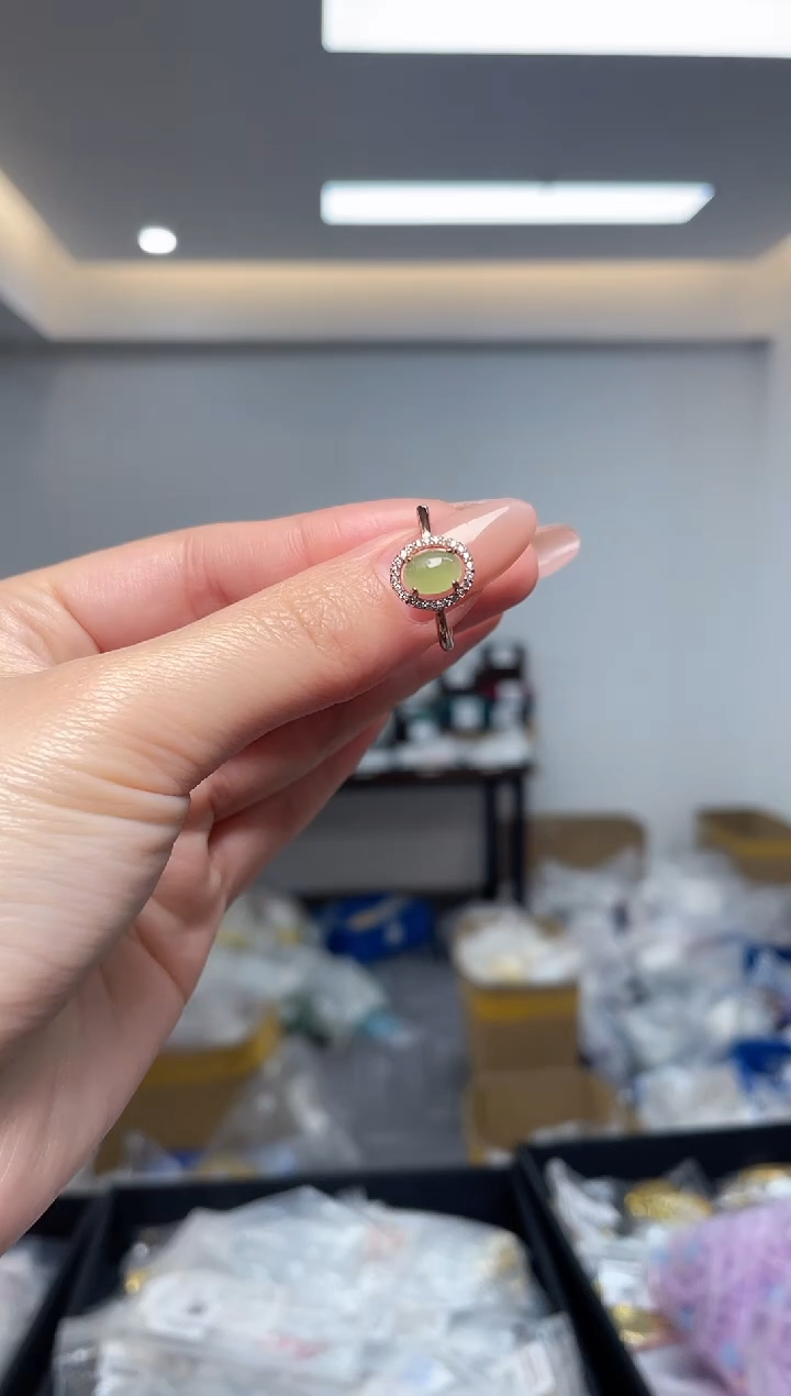 【闪购商品】和田玉·银S925镶嵌（多样性单个发货）