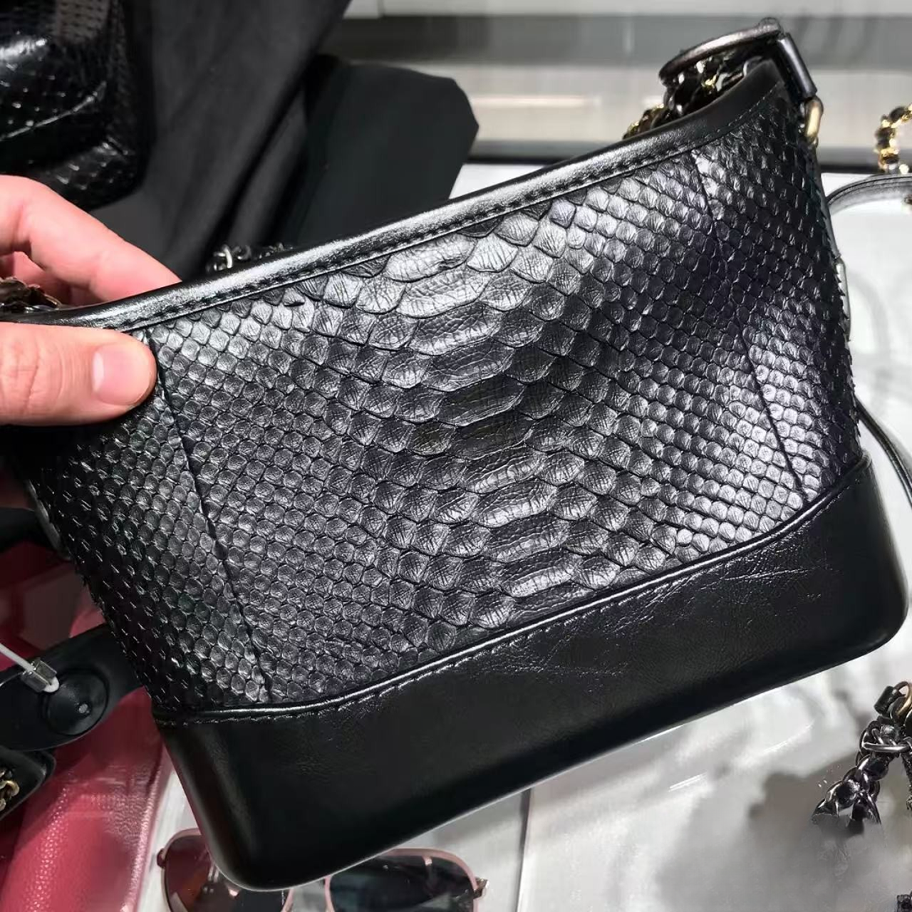 【点点福利】65125黑色【清货有瑕】轻奢气质时尚女包