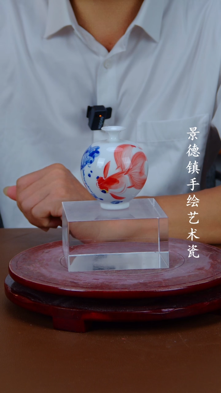 摆件景德镇手工手绘陶瓷摆件2