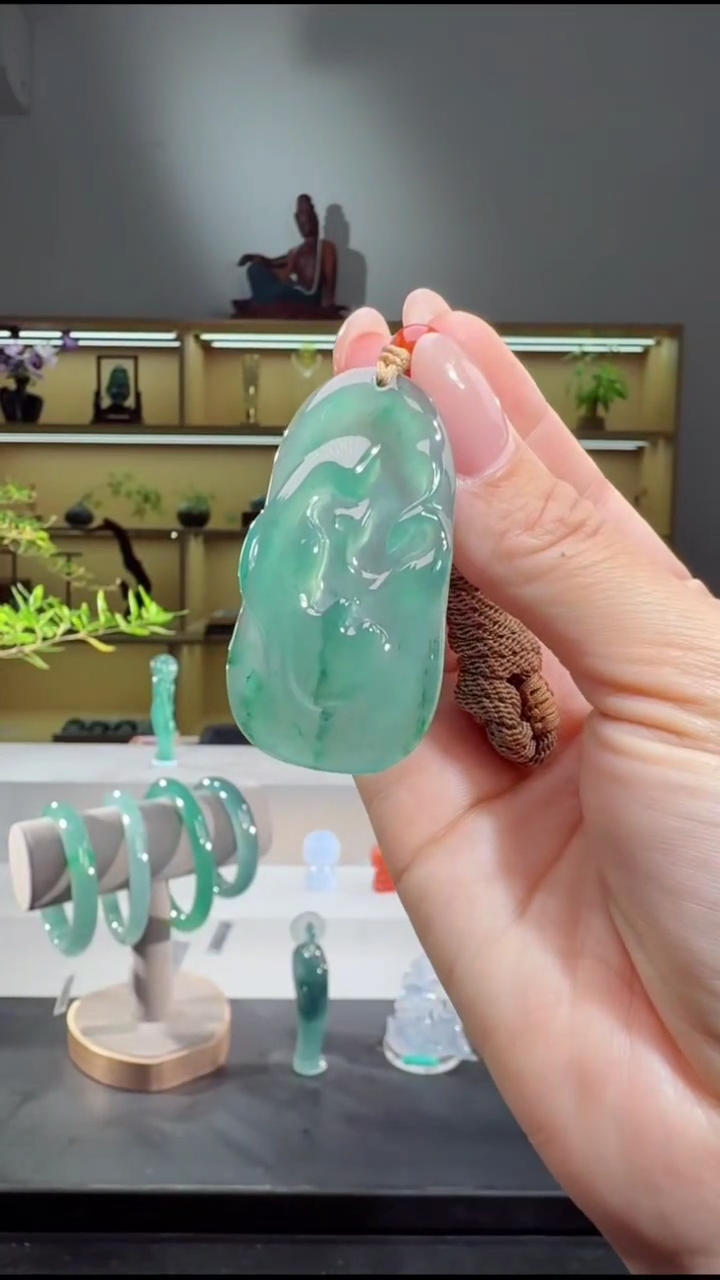 吊坠(不含链)未镶嵌翡翠悟道