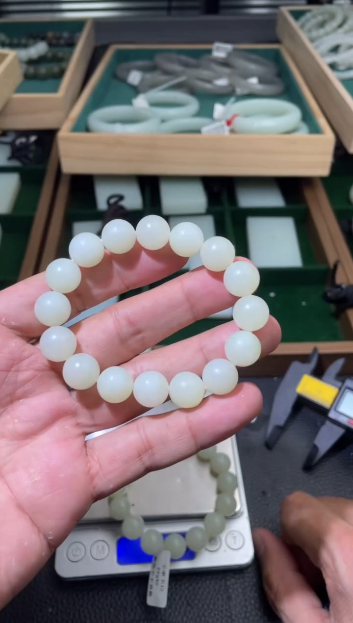 未镶嵌手串和田玉手串卡12